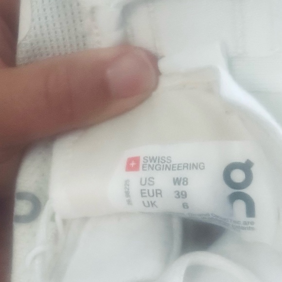 On Running White Athletic Shoes - Picture 6 of 7